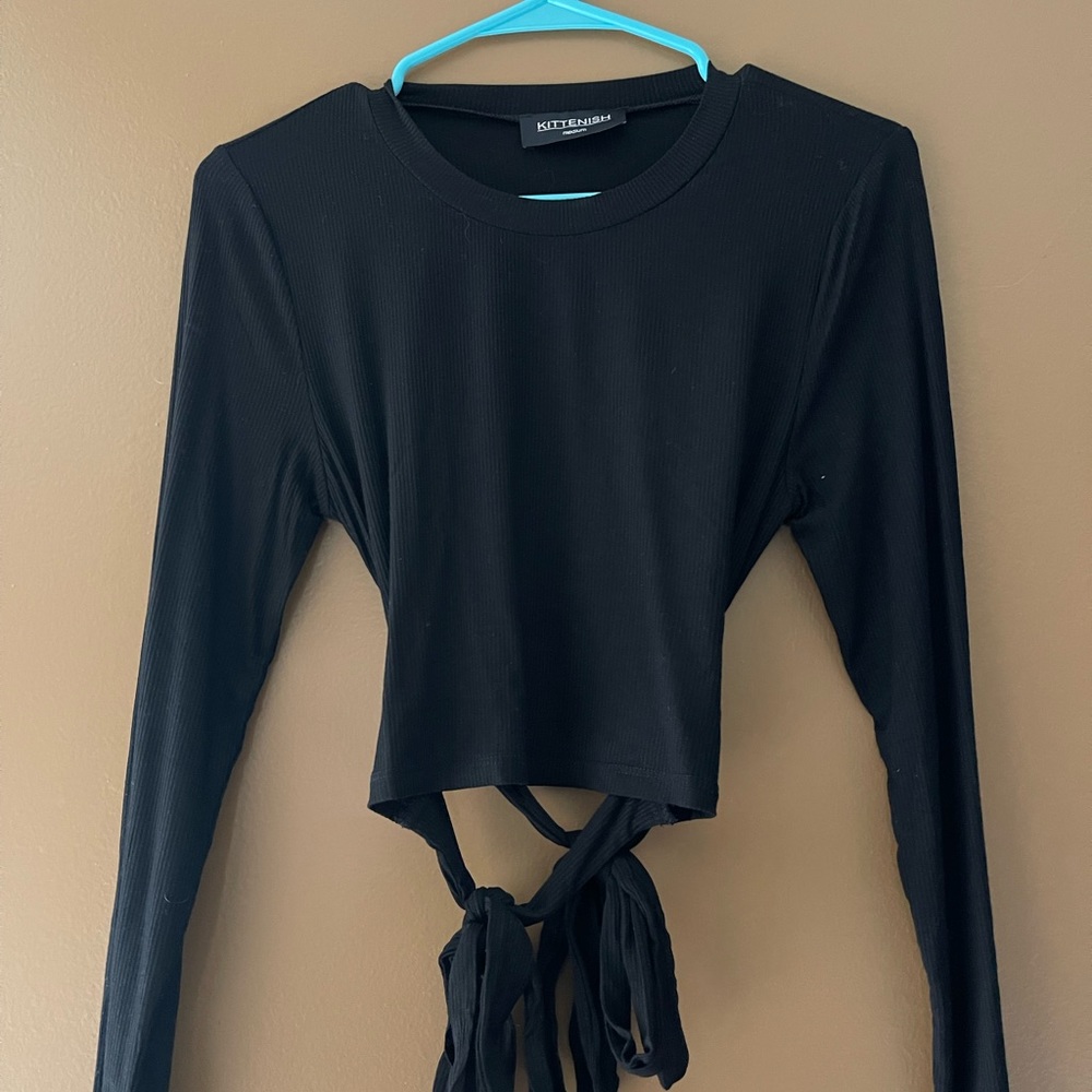 Kittenish Ribbed Crop Top